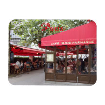 Café Montparnasse, Paris Aimant Photo Flexible