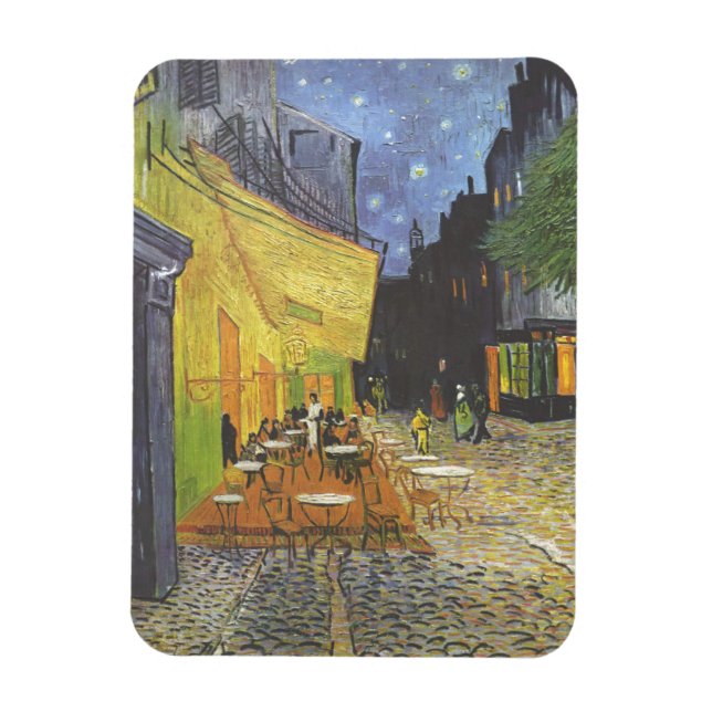 Magnet Flexible Café Terrasse à Night Van Gogh (Vertical)