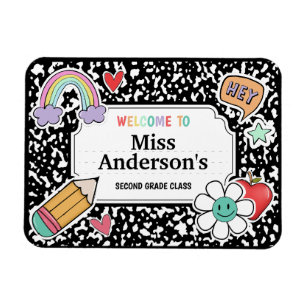 Magnet Flexible Cahier de composition Professeur Classe