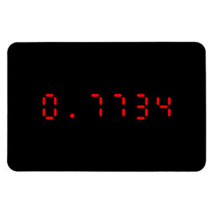 Magnet Flexible Calculatrice LED Bonjour   0,7734