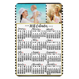 Magnet Flexible Calendrier 2018 (Voir la description pour la nouve