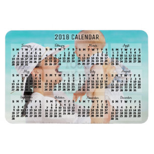 Magnet Flexible Calendrier 2018 (Voir la description pour la nouve