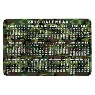 Magnet Flexible Calendrier 2018 (Voir la description pour la nouve