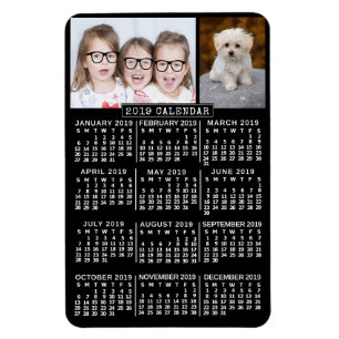 Magnet Flexible Calendrier 2019 (Voir la description pour la nouve