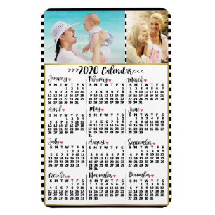 Magnet Flexible Calendrier 2020 (Voir la description pour la nouve