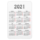 Calendrier 2021