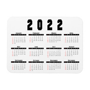 Magnet Flexible Calendrier 2022