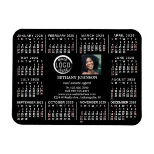 Magnet Flexible Calendrier 2023 Custom Business Logo Photo Texte F