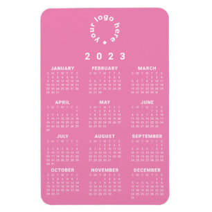 Magnet Flexible Calendrier At-A-Glance 2023 avec logo personnalisé