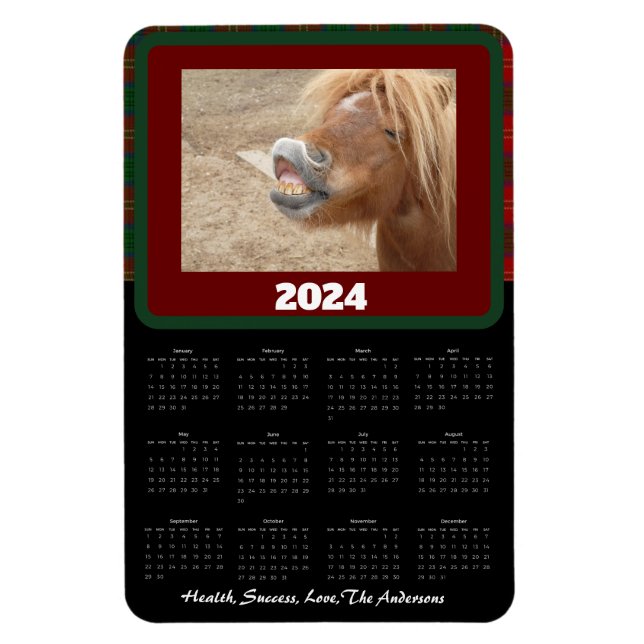 Magnet Flexible Calendrier de poche amusant pour petit vérificateu (Vertical)