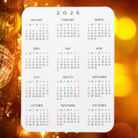 Calendrier Frigo Cuisine Noir Blanc Année Complète