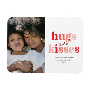 Magnet Flexible Câlins et baisers audacieux Photo Saint-Valentin