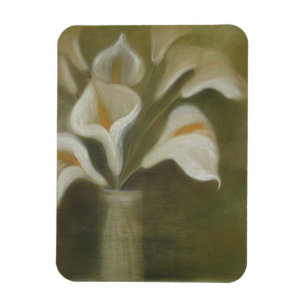 Magnet Flexible Calla Cut Flowers In A Vase Artistic Still Life
