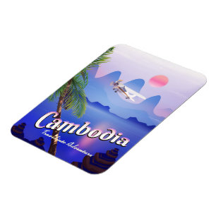 Magnet Flexible Cambodge 'Voyagez dans l'aventure'
