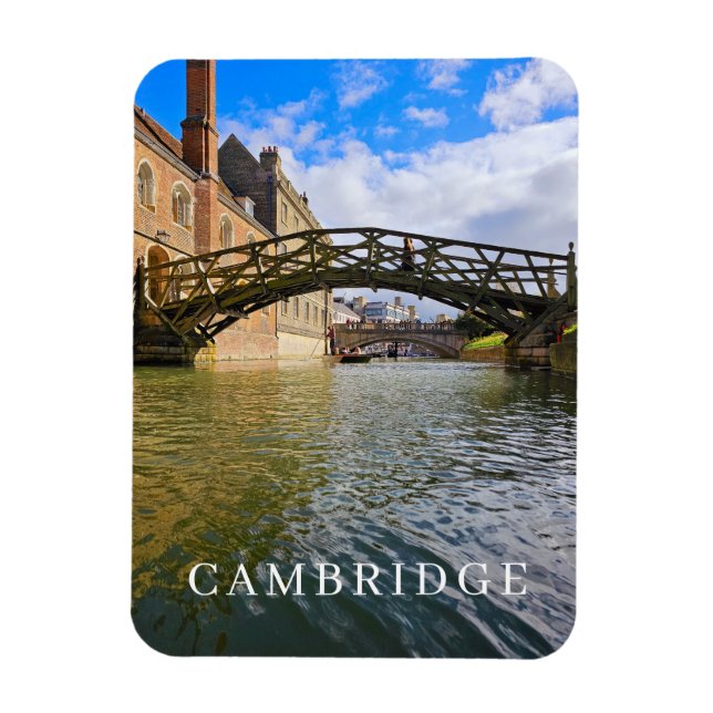 Magnet Flexible Cambridge Mathematial Bridge vue frigo aimant (Vertical)