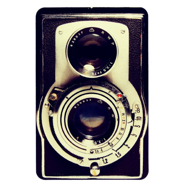 Magnet Flexible Caméra vintage (Vertical)