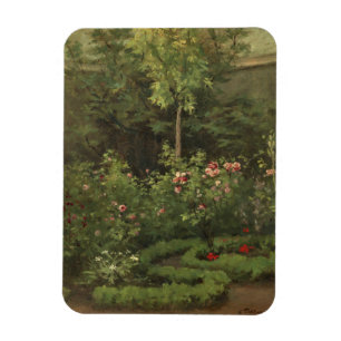 Magnet Flexible Camille Pissarro   une roseraie
