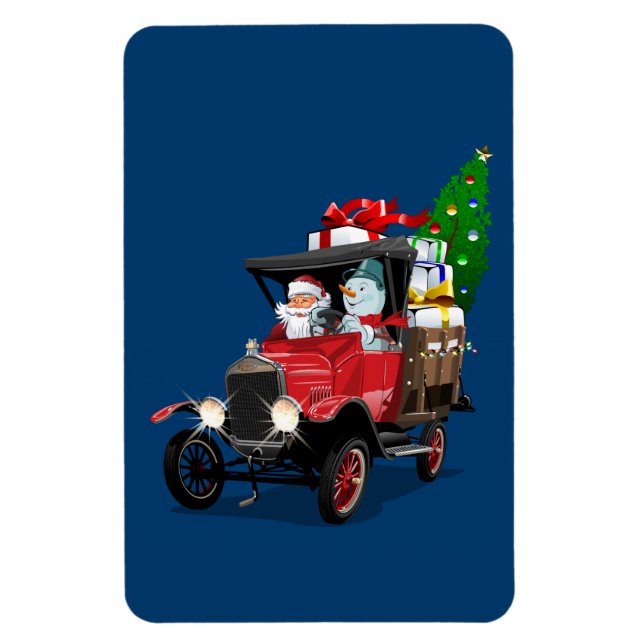 Magnet Flexible Camion de Noël (Vertical)