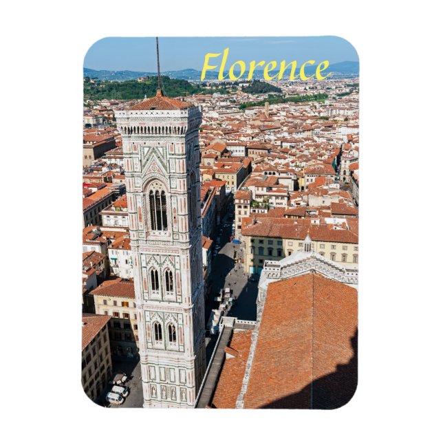 Magnet Flexible Campanile de Giotto - Florence, Toscane, Italie (Vertical)