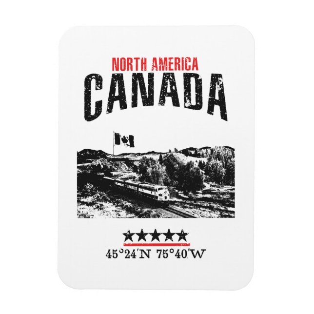 Magnet Flexible Canada (Vertical)