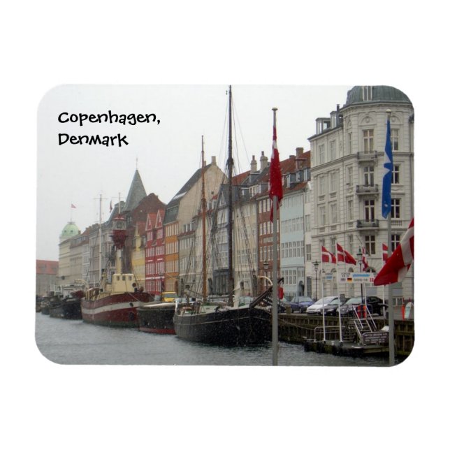 Magnet Flexible Canal de Copenhague (Nyhavn) (Horizontal)