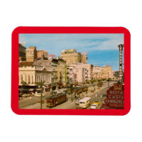 Canal St, Nouvelle-Orléans LA Carte postale Vintag