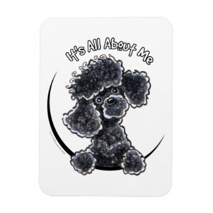 Magnet Flexible Caniche de jouet noir IAAM