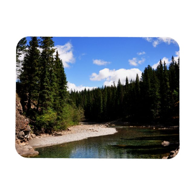 Magnet Flexible Canoe Meadows Kananaskis Canada Photo (Horizontal)