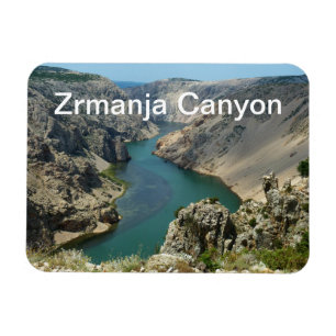 Magnet Flexible Canyon de Zrmanja, Dalmatie, Croatie
