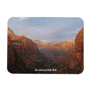 Magnet Flexible Canyon surplombe le Parc national de Sion, Utah