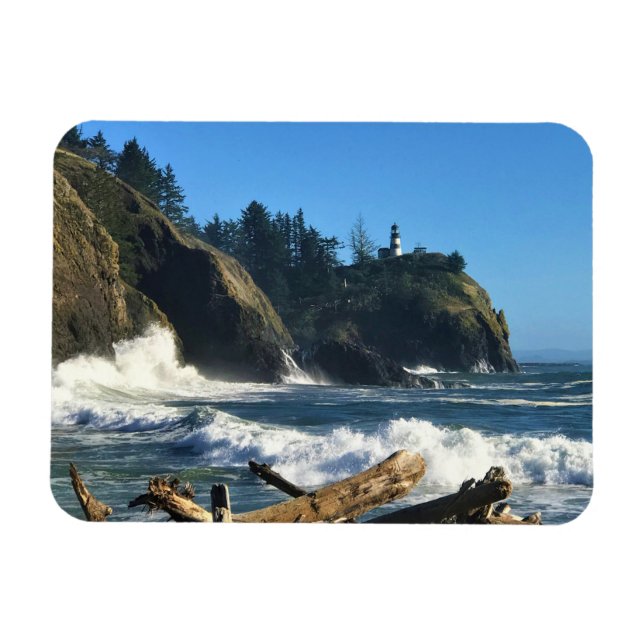 Magnet Flexible Cape Disappointment Lighthouse, Washington (Horizontal)