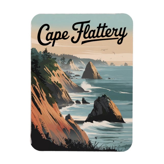 Magnet Flexible Cape Flattery Vintage (Vertical)