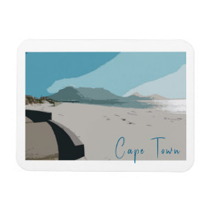 Magnet Flexible Cape Town Table Mountain Ocean Sketch