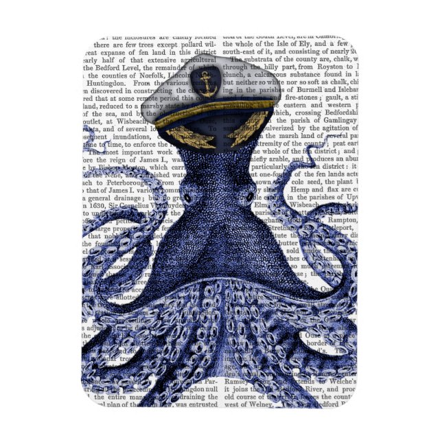Magnet Flexible Capitaine Octopus (Vertical)