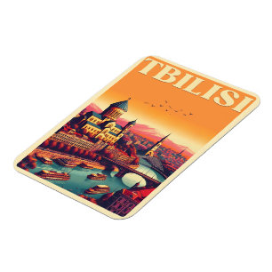 Magnet Flexible Capitale de la Géorgie de Tbilissi, Cadeaux souven
