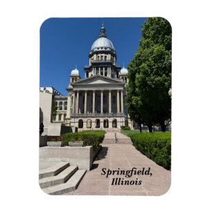 Magnet Flexible Capitole de l'État de l'Illinois à Springfield