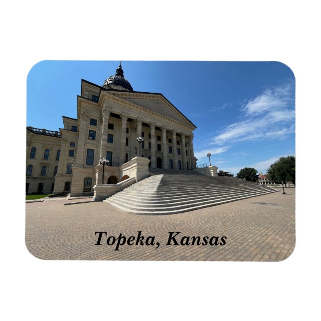 Magnet Flexible Capitole de l'État de Topeka (Horizontal)