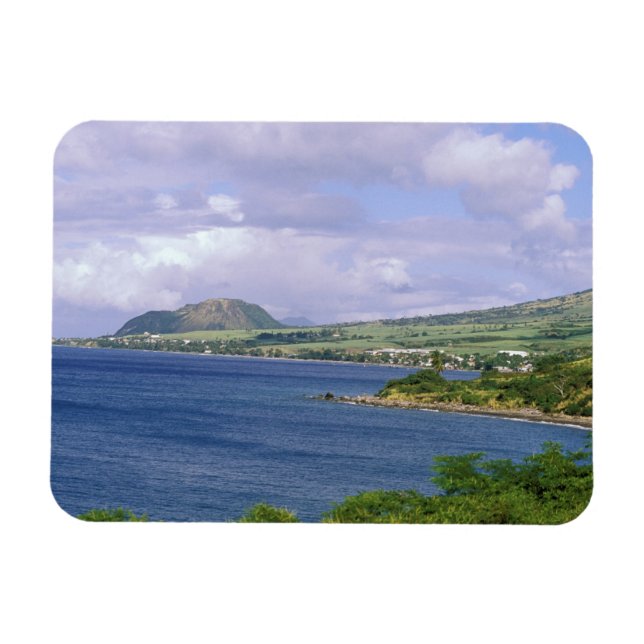 Magnet Flexible Caraïbes, Saint-Kitts, Roseau. Côte. (Horizontal)