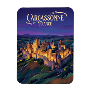 Magnet Flexible Carcassonne Citadelle France