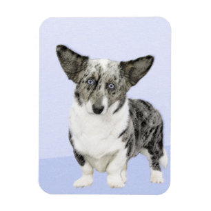 Magnet Flexible Cardigan Welsh Corgi Peinture - Art Chien original