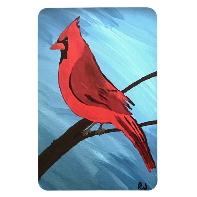 Magnet Flexible Cardinal rouge (Vertical)
