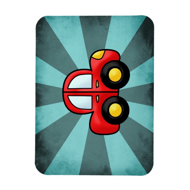 Magnet Flexible Caricature automobile (Vertical)
