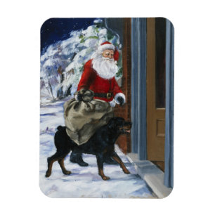 Magnet Flexible Carl Helping Santa Claus de<Carl's Christmas>b