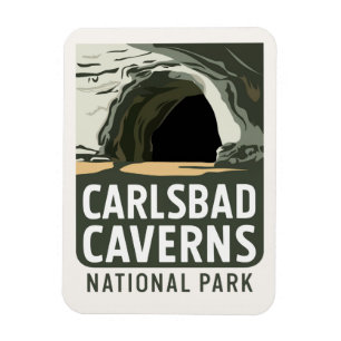 Magnet Flexible Carlsbad Caverns National Park Cadeau ou Souvenir