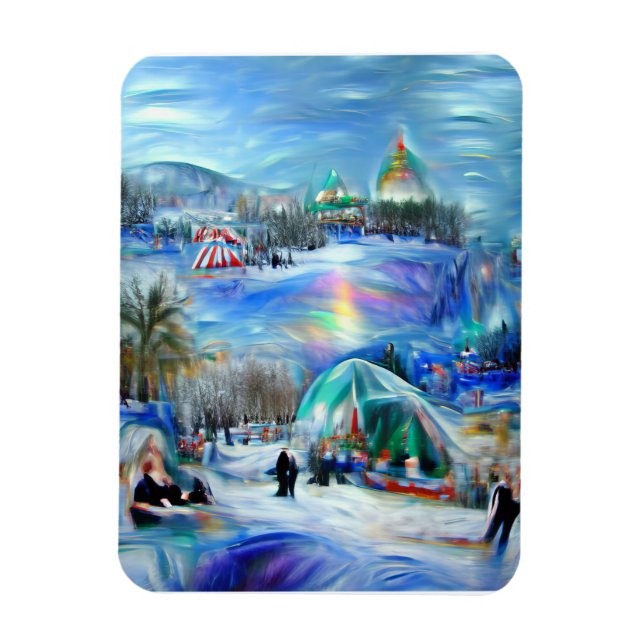 Magnet Flexible Carnaval d'hiver (Vertical)