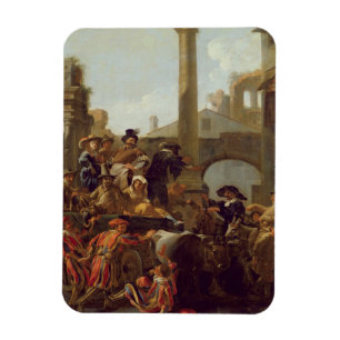 Magnet Flexible Carnival Time à Rome, 1653 (oil on canvas)