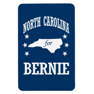 MAGNET FLEXIBLE CAROLINE DU NORD POUR BERNIE SANDERS