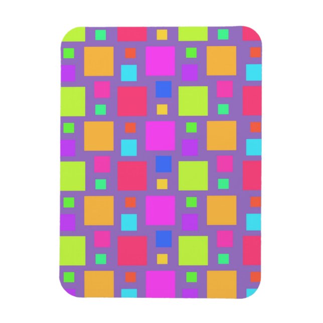 Magnet Flexible Carrés multicolores 2011 (Vertical)