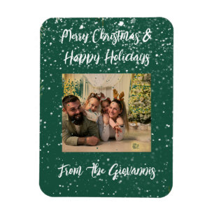 MAGNET FLEXIBLE CARTE D'ACCUEIL PERSONNALISÉE MERRY CHRISTMAS