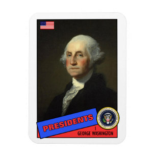 Magnet Flexible Carte de baseball de George Washington